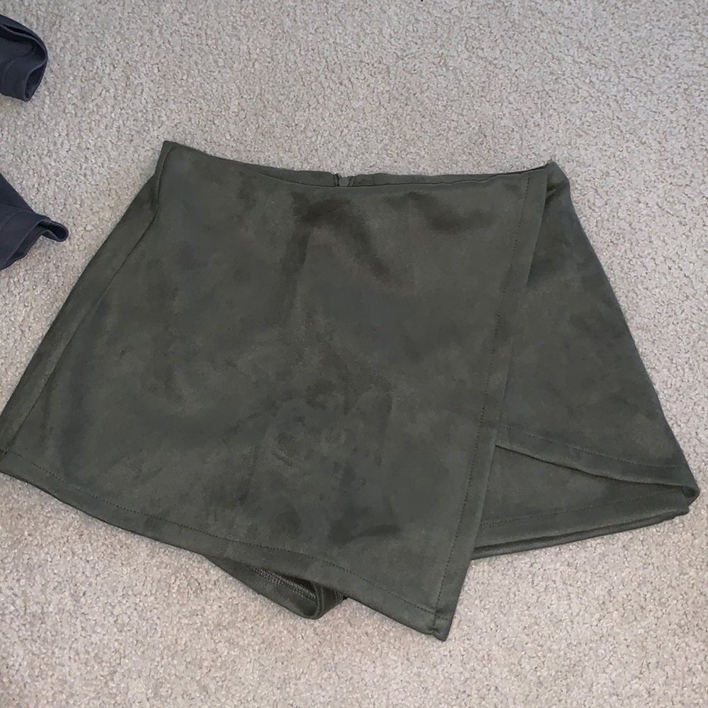 Green skort